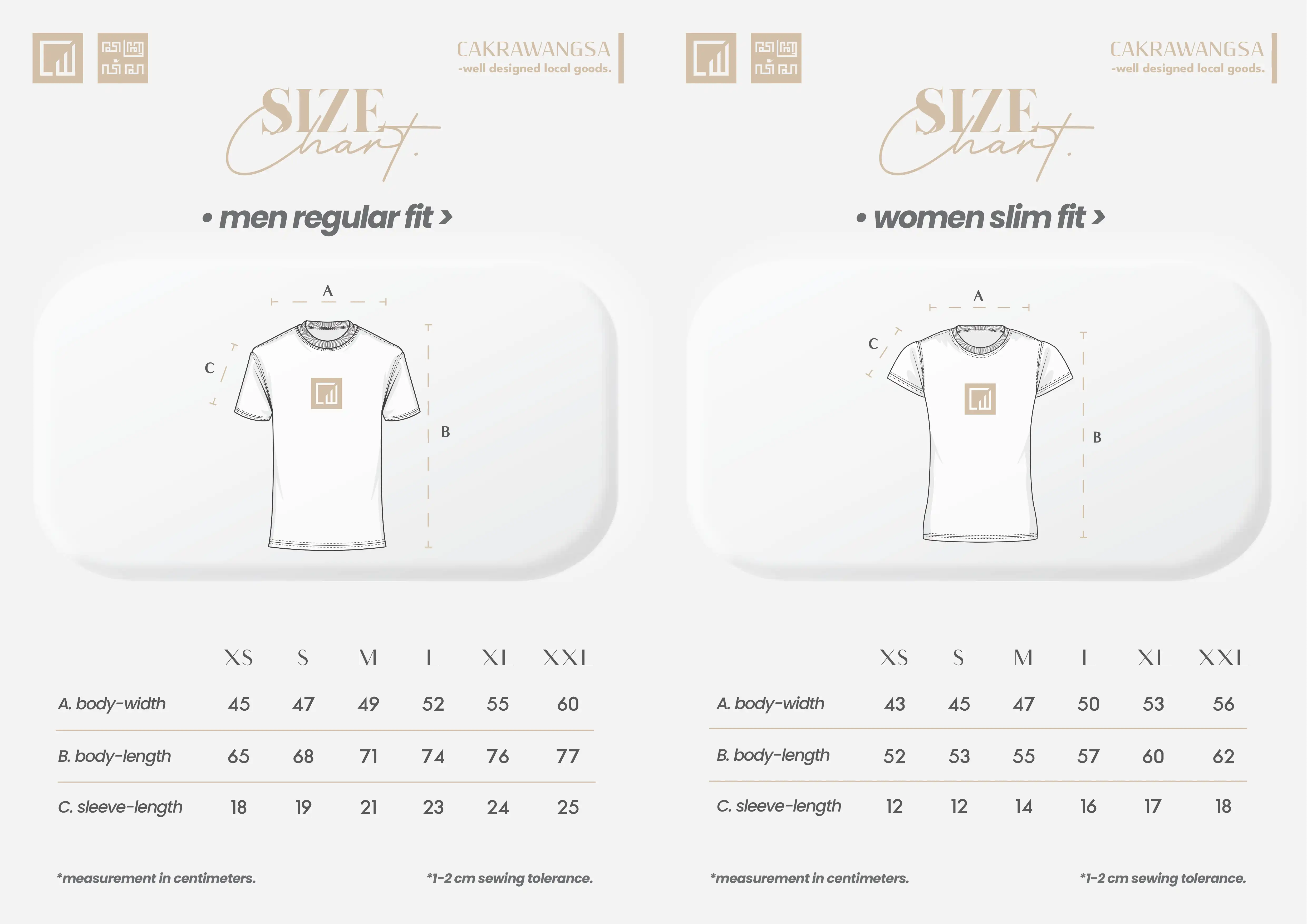 Jersey Size Chart